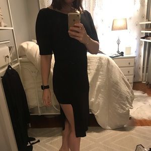 Matti Mamane S T-shirt Dress Asymmetric high low